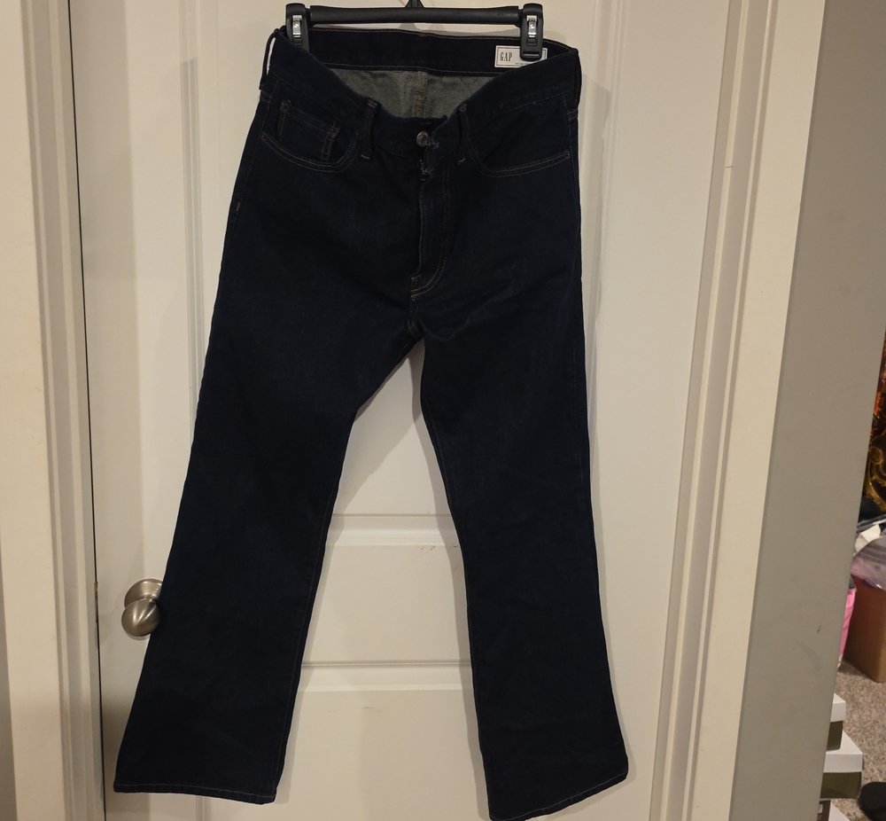 GAP Men's Dark Indigo Bootcut Jeans